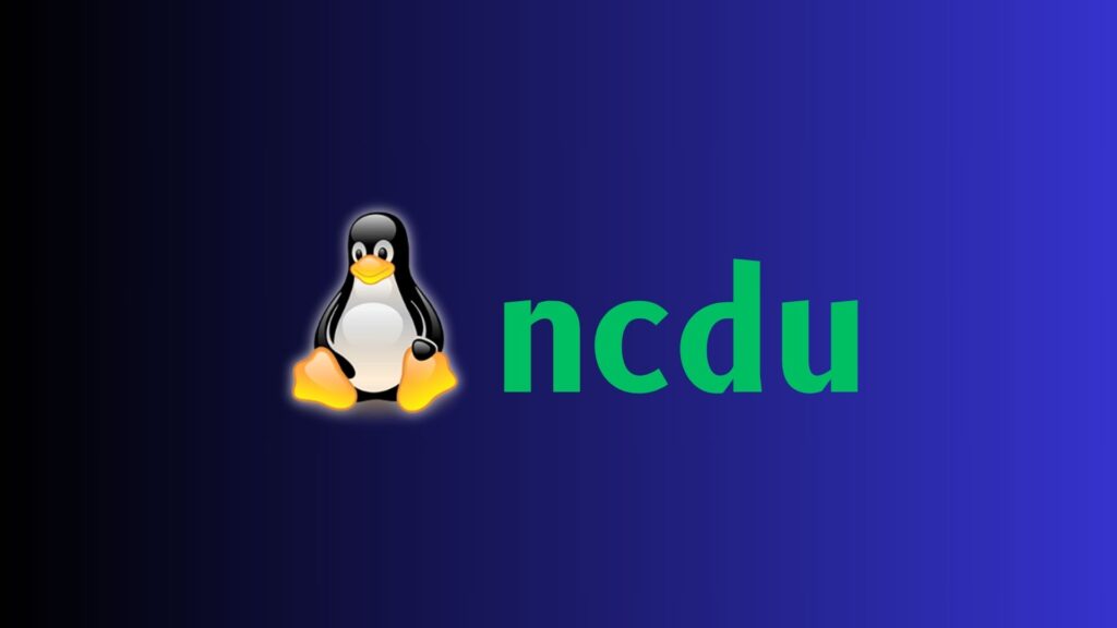 ncdu, install ncdu on linux